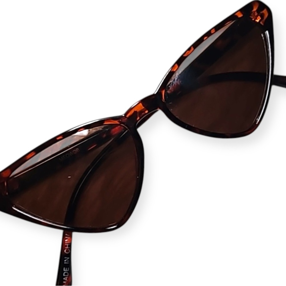 Women’s Retro High Point Cat Eye Sunglasses Leopard Print Tortoise Frames
